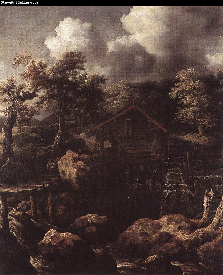 EVERDINGEN, Allaert van Forest Scene with Water-Mill  df